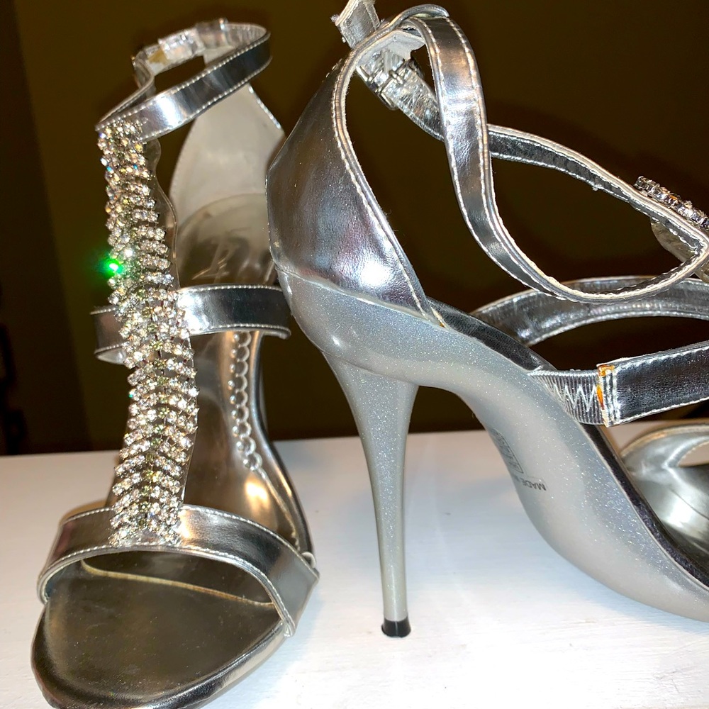 Silver heels